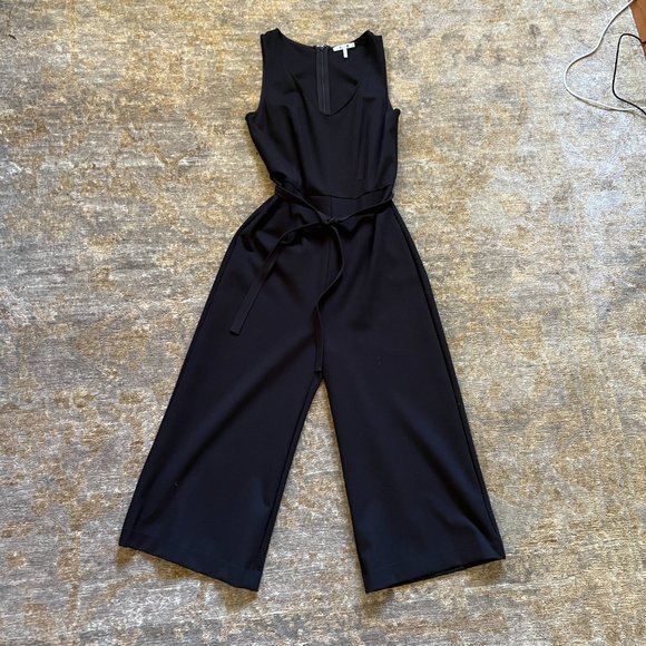 Three Dot Back Ponte Jumpsuit M - Picture 4 of 12